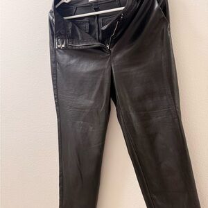 Aritzia Charcoal Straight Leg Pants